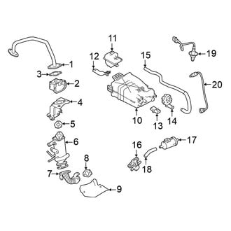 Nissan OE - Emission System (FWD 2.5L)