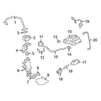 Nissan OE - Emission System (AWD 2.5L)