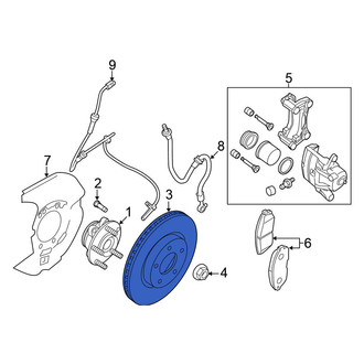 Nissan OE - Front Disc Brake Rotor