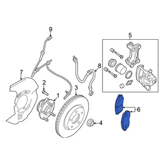 Nissan OE - Front Disc Brake Pad Set