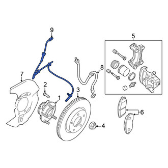 Nissan OE - Front ABS Wheel Speed Sensor