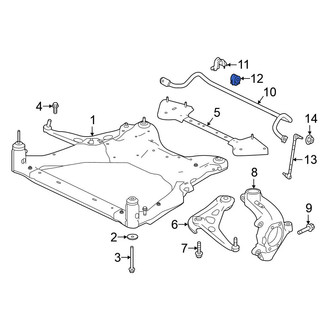 Nissan OE - Front Suspension Stabilizer Bar Bushing