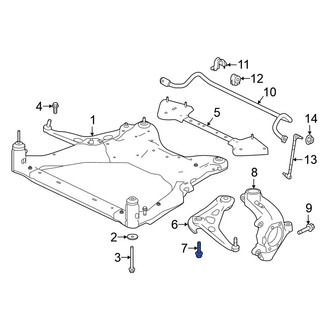 Nissan OE - Front Suspension Control Arm Bolt