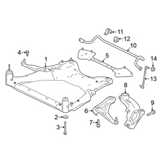 Nissan OE - Front Suspension - Stabilizer Bar & Components
