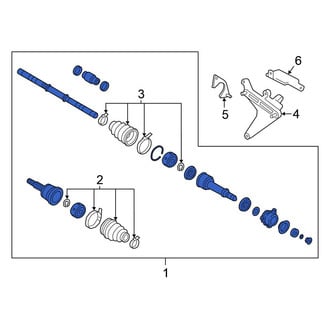 Nissan OE - Rear CV Axle Assembly