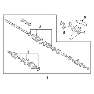 Nissan OE - Front Suspension - Drive Axles