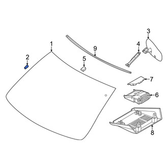 Nissan OE - Windshield Spacer