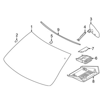 Nissan OE - Windshield - Glass