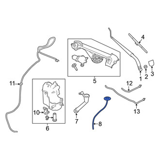 Nissan OE - Front Washer Fluid Reservoir Cap