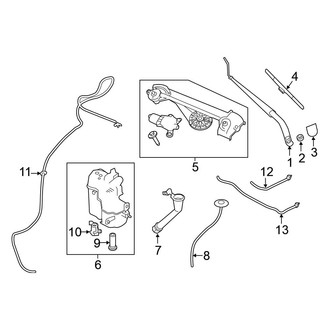 Nissan OE - Windshield - Wiper & Washer Components