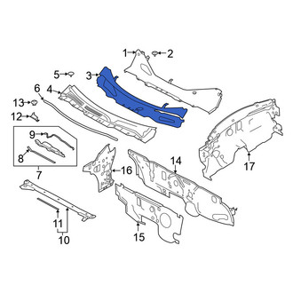 Nissan OE - Front Cowl Plenum Panel