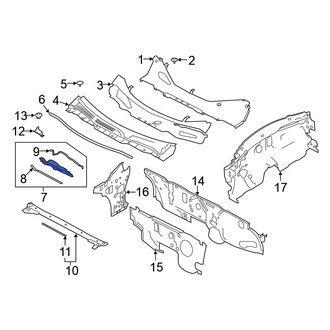 Nissan OE - Front Left Cowl Panel Reinforcement