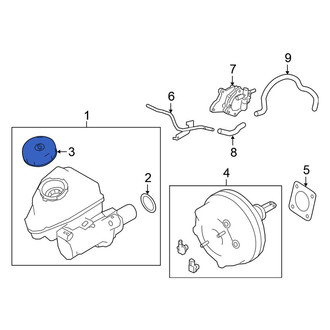 Nissan OE - Brake Master Cylinder Reservoir Cap