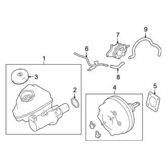 Nissan OE - Cowl - Components on Dash Panel (2.0L)