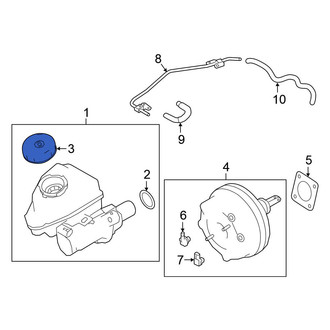 Nissan OE - Brake Master Cylinder Reservoir Cap