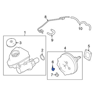 Nissan OE - Power Brake Booster Check Valve