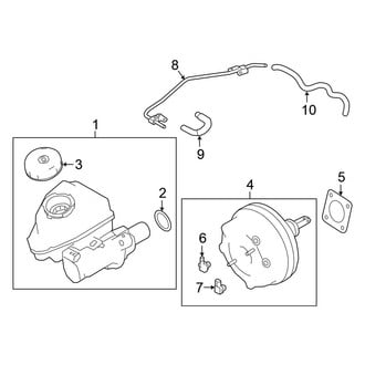 Nissan OE - Cowl - Components on Dash Panel (2.5L)