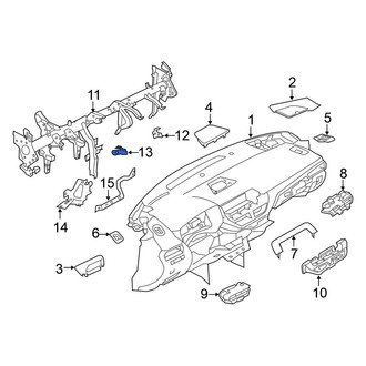 Nissan OE - Left Radio Bracket