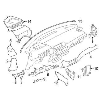 Nissan OE - Instrument Panel Components