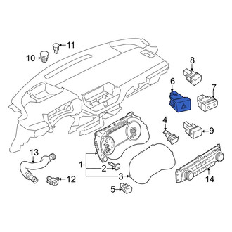Nissan OE - Hazard Warning Switch