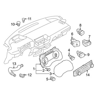 Nissan OE - Instrument Panel - Cluster & Switches