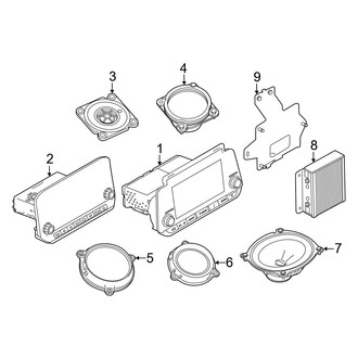 Nissan OE - Instrument Panel - Sound System