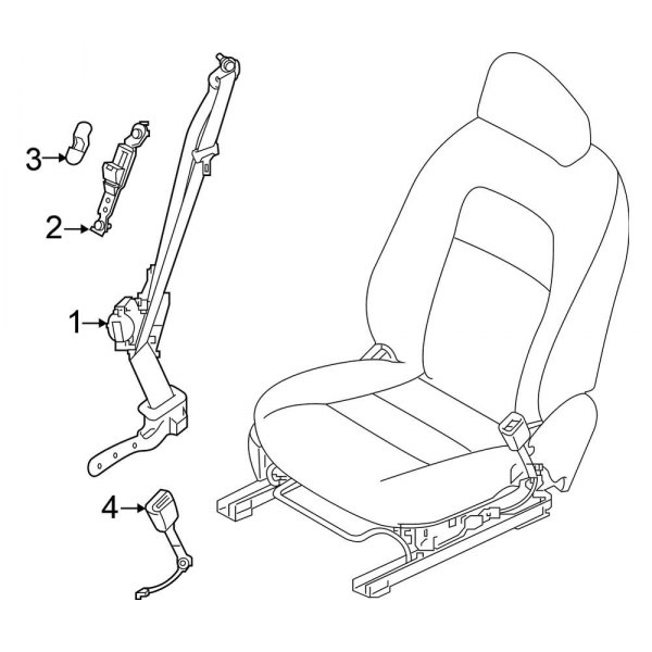 height for front seat