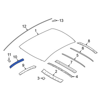 Nissan OE - Left Inner Roof Side Rail Reinforcement