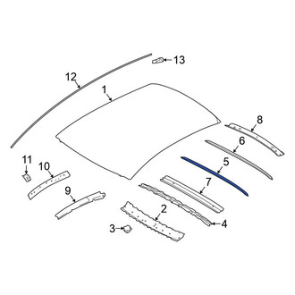 Nissan OE - Center Roof Bow