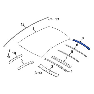Nissan OE - Rear Roof Header Panel