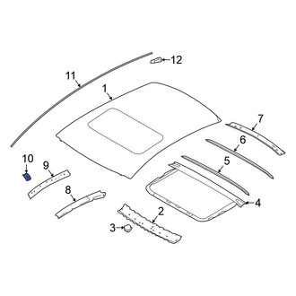 Nissan OE - Left Roof Panel Bracket