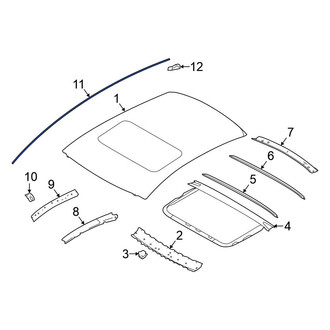 Nissan OE - Left Roof Drip Molding