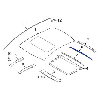 Nissan OE - Rear Roof Bow