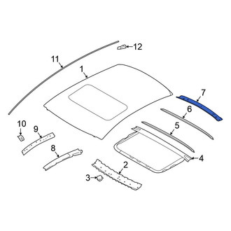 Nissan OE - Rear Roof Header Panel