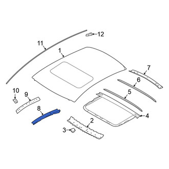 Nissan OE - Right Outer Roof Side Rail Reinforcement