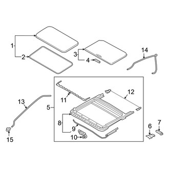 Nissan OE - Roof - Sunroof