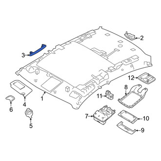 Nissan OE - Rear Interior Grab Bar