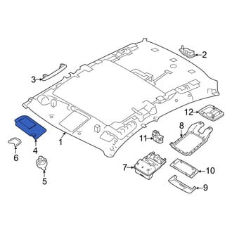 Nissan OE - Left Sun Visor