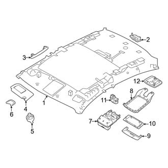 Nissan OE - Roof - Interior Trim (W/O Sunroof), (S / SR / SV)