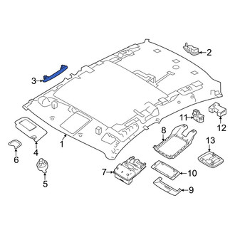Nissan OE - Rear Interior Grab Bar