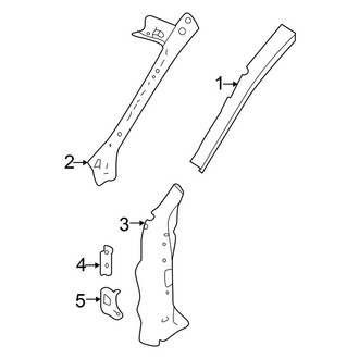Nissan OE - Pillars, Rocker & Floor - Hinge Pillar