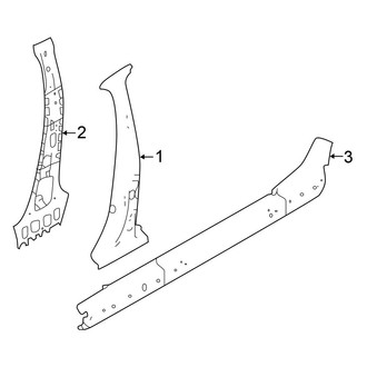 Nissan OE - Pillars, Rocker & Floor - Center Pillar & Rocker
