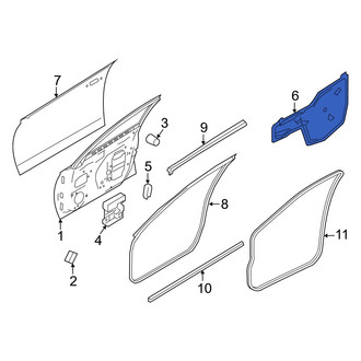 Nissan OE - Front Left Door Water Deflector