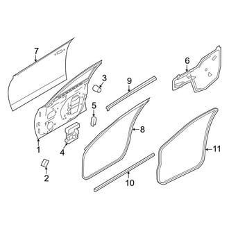 Nissan OE - Front Door - Door & Components
