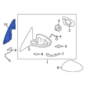 Nissan OE - Front Left Door Mirror Trim Ring