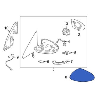 Nissan OE - Front Left Door Mirror Cover