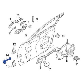Nissan OE - Front Door Check