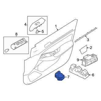 Nissan OE - Front Left Door Mirror Switch