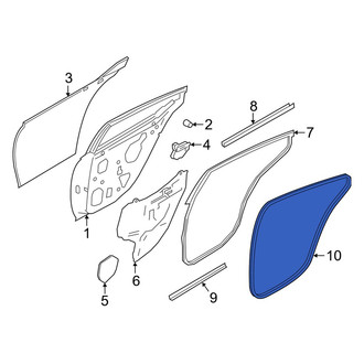 Nissan OE - Rear Left Outer Door Seal
