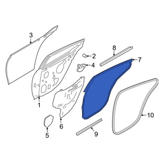 Nissan OE - Rear Left Outer Door Seal